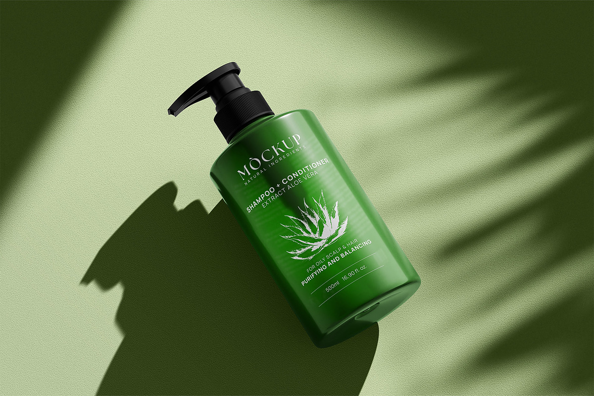 Shampoo/Soap Bottle Mockup, a Packaging Mockup by ABAMockups (Photo 7 of 7)