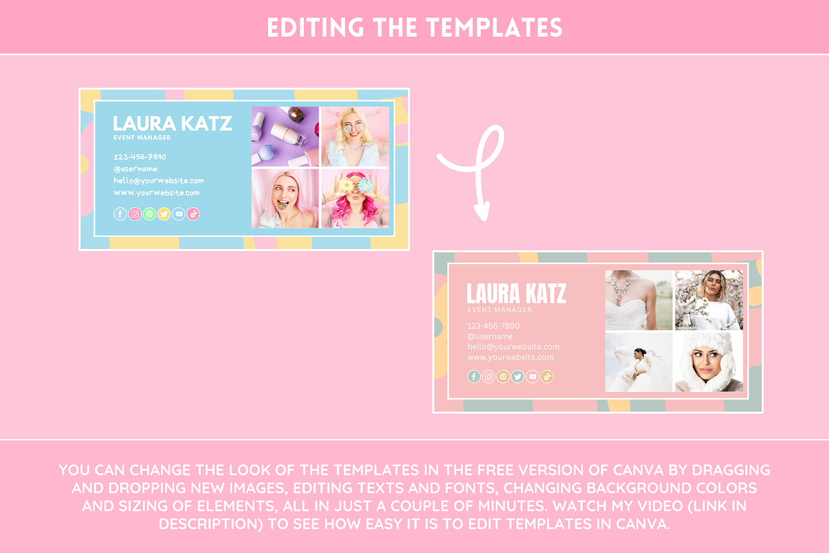 Bright Email Signature Template, an Email Template by SunshineStudioBoutique (Photo 6 of 9)