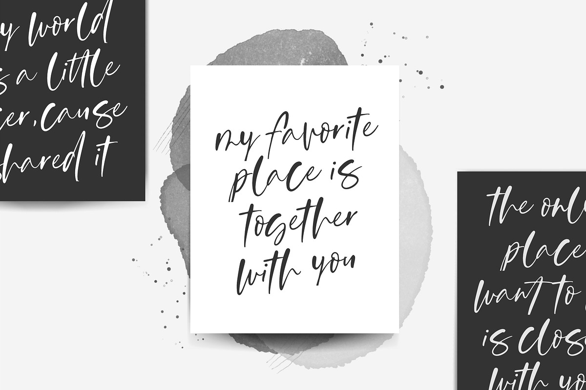 Handbook Handwritten Font, a Script Font by Letteralle Studios (Photo 2 of 10)