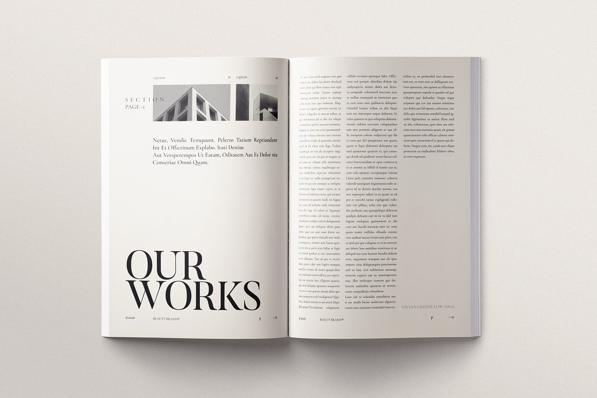 Architecture Magazine Template, a Magazine Template by ArtisanaAura (Photo 5 of 15)