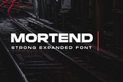 Mortend - Extended Family, a Font by Arterfak Project (Thumbnail 1 of 10)
