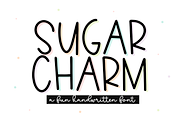 Sugar Charm | Thin Handwritten Font, a Font by KA Designs (Thumbnail 1 of 7)