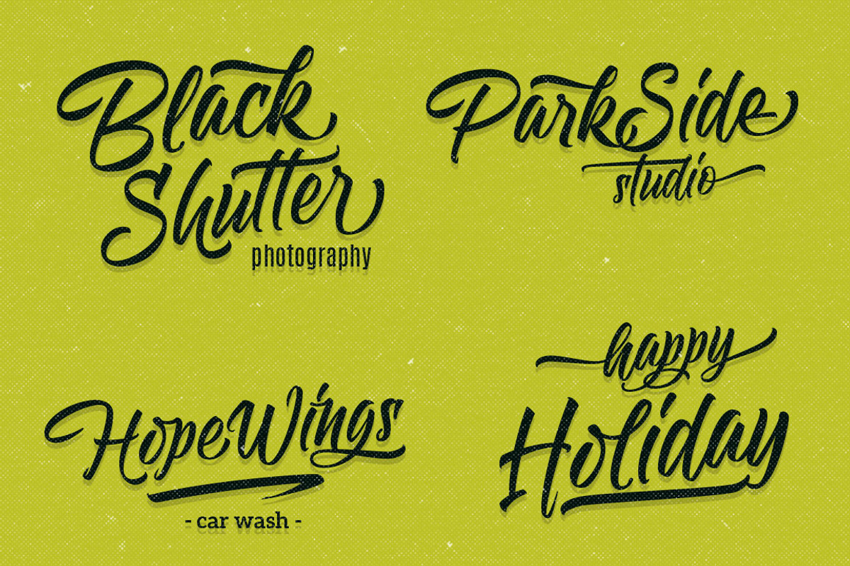Kenzo Script + Swash preview 8