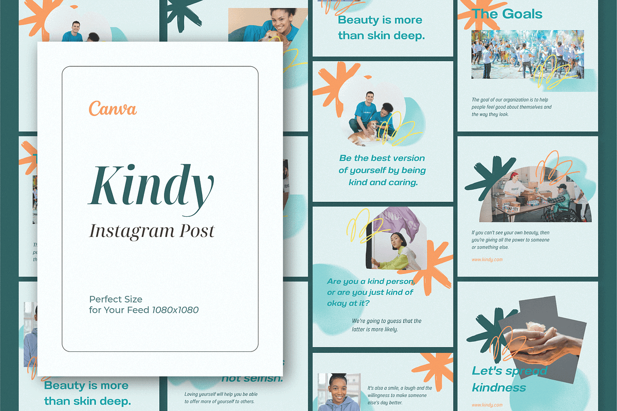4 in 1 Bundle Instagram Post - Canva, a Social Media Template by Nusa Space (Photo 8 of 9)