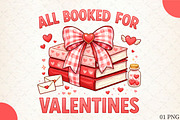 All Booked for Valentines PNG, an Illustration by Libby Wishes (Thumbnail 1 of 6)
