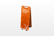 Floor Sign Mockup, a Product Mockup by SLAB! Design (Thumbnail 7 of 8)
