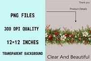 Christmas Border Garland Clipart, an Illustration by SVGArt (Thumbnail 3 of 8)
