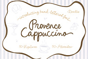 Provence Cappuccino Script & Doodles, a Handwritten Font by Ivan Rosenberg (Thumbnail 11 of 12)