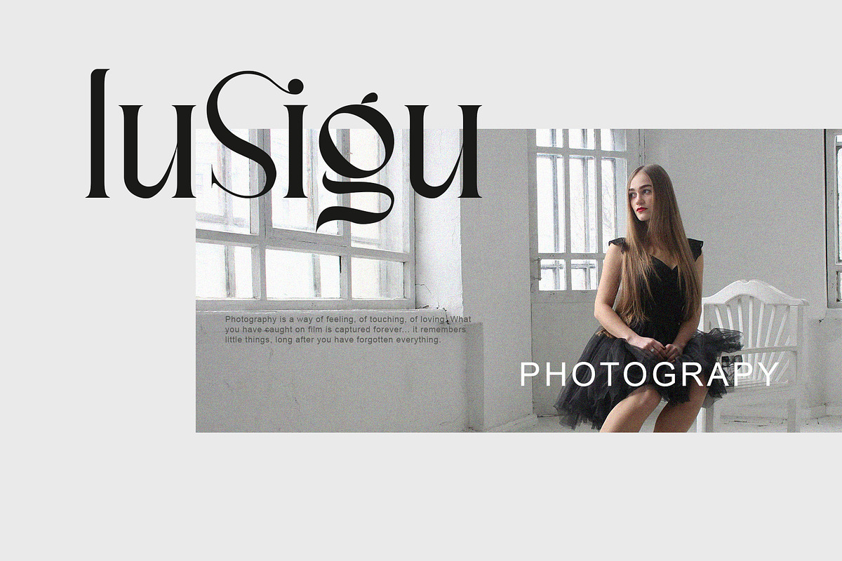 VINSTA Ligature Serif Typeface, a Serif Font by yaqublekker (Photo 3 of 9)