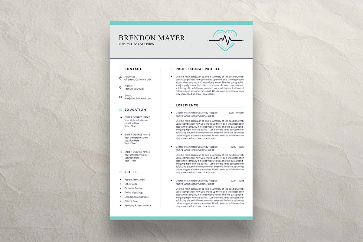 Resume, a Resume Template by DesignDevisers (Photo 2 of 10)