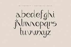 Botanica Deco. Modern Display Serif