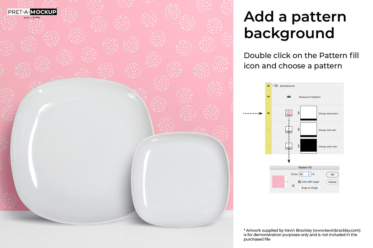 Square Plates Mockup, a Household Mockup by Pret-a-Mockup (Photo 5 of 9)