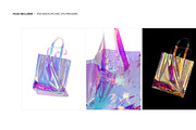 Holographic Tote Bag Mockup Set, a Merchandise Mockup by creatsy5 (Thumbnail 2 of 6)
