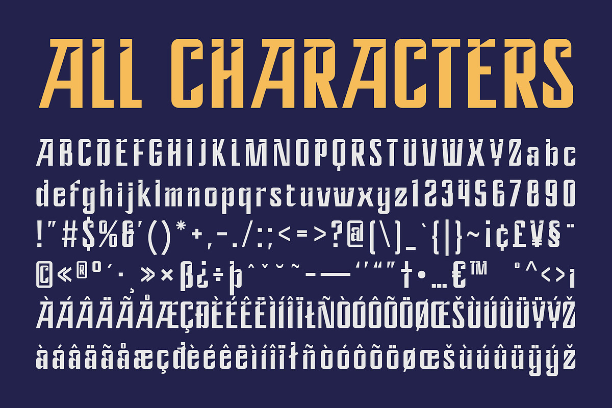 CS Frank – Solid Font, a Sans Serif Font by Craft Supply Co. (Photo 8 of 8)