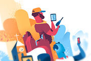 Always Connected Bundle, a Technology Illustration by Hurcastock! (Thumbnail 5 of 16)