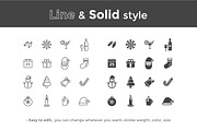 Christmas Icons, a Solid Icon by filborg (Thumbnail 2 of 2)
