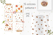 Autumn waterolor collection, a Graphic by Kattypainting (Thumbnail 3 of 6)