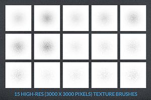 30 Geometric Texture Brushes