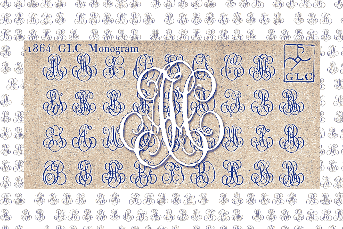 1864 GLC Monogram Set