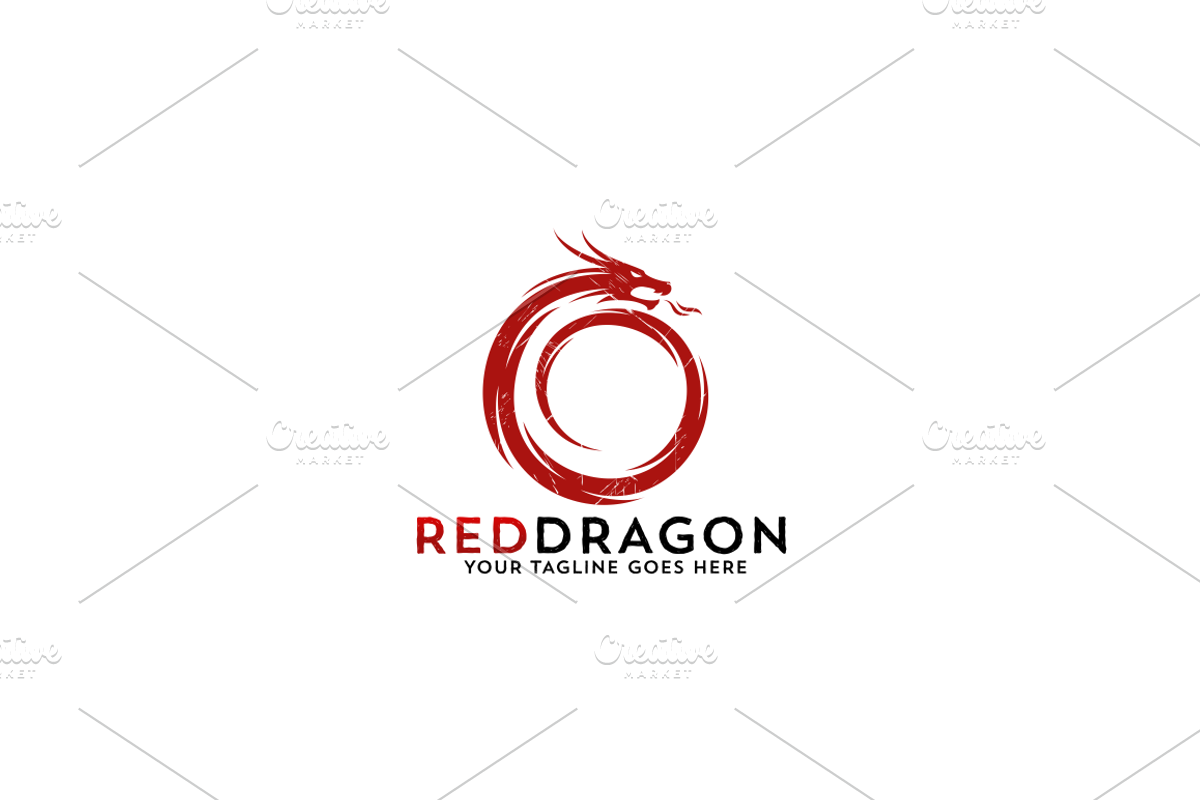 Red Dragon Logo, a Branding & Logo Template by VectorCrow
