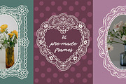 Hand Drawn Vector Lace Frames, an Object Graphic by ArtFM (Thumbnail 3 of 10)