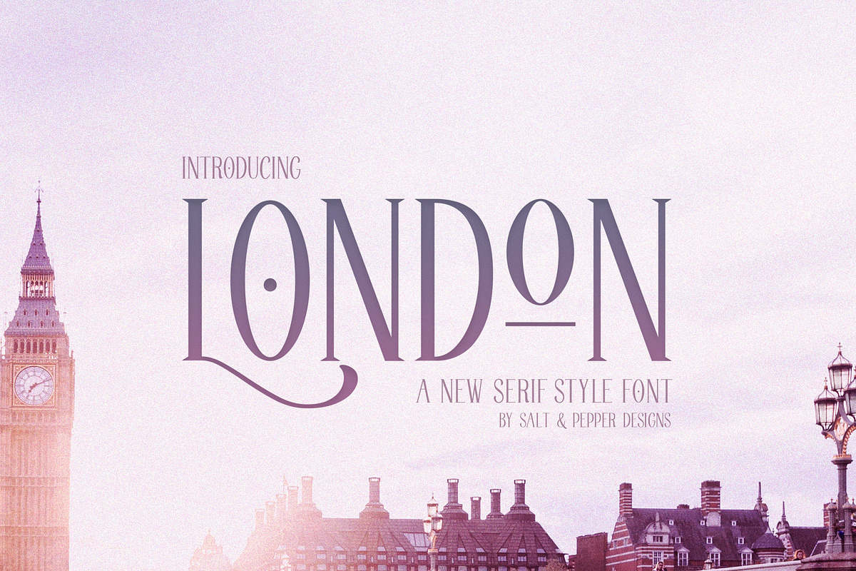 London Serif Font, a Serif Font by Salt & Pepper Designs (Photo 1 of 8)