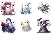 Halloween Lace Ghost Sublimation, an Illustration by DreamArtGraphic (Thumbnail 2 of 6)