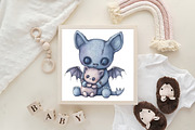 Cute Kawaii Zombie Doll Clipart, an Illustration by CraftArtStudio (Thumbnail 6 of 6)