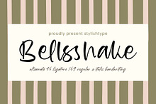 Bellsshake Modern Handwritten Font