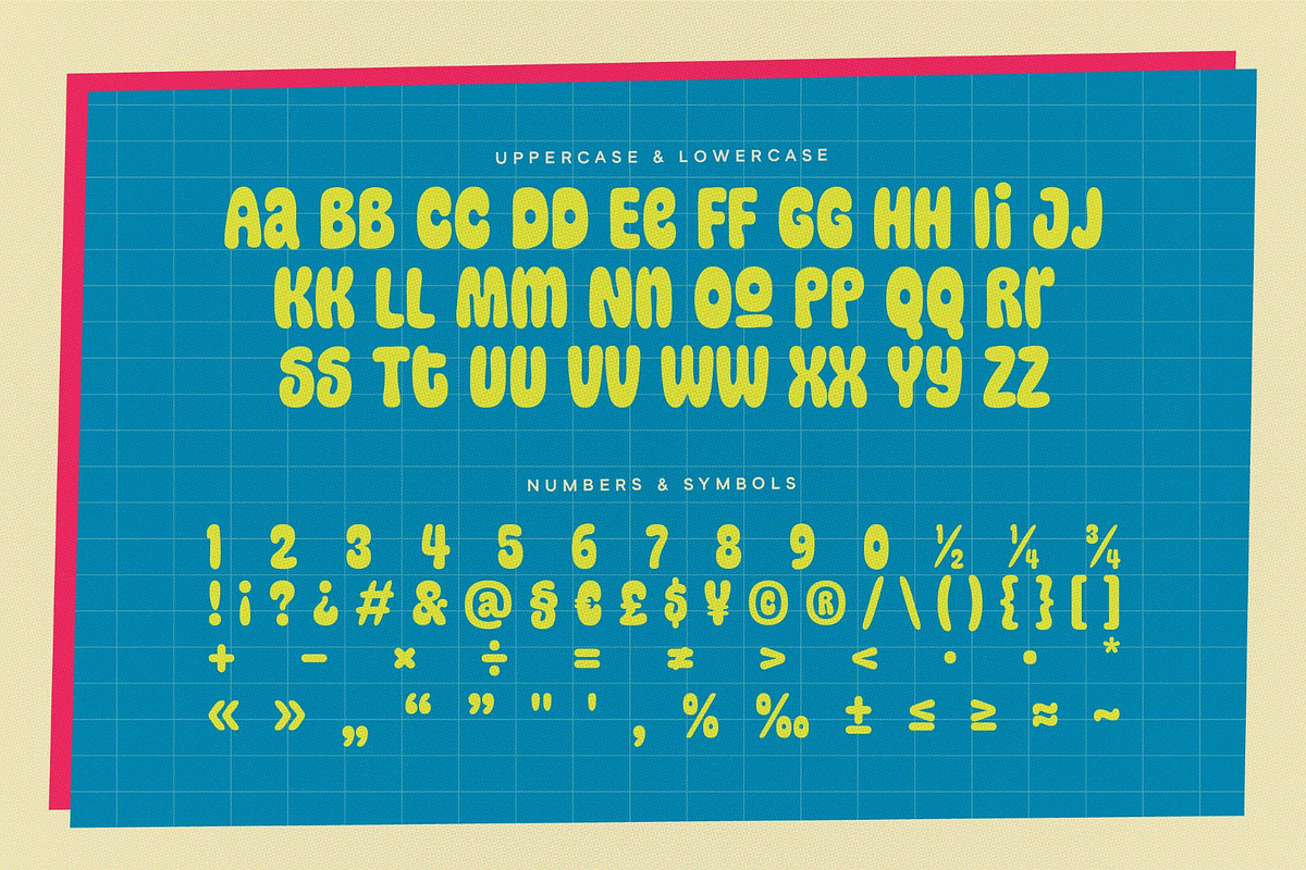 Chubble Bricode, a Sans Serif Font by graphicook (Photo 3 of 10)