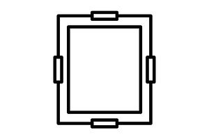 Frame Line Icon, an Icon by Pexelpy