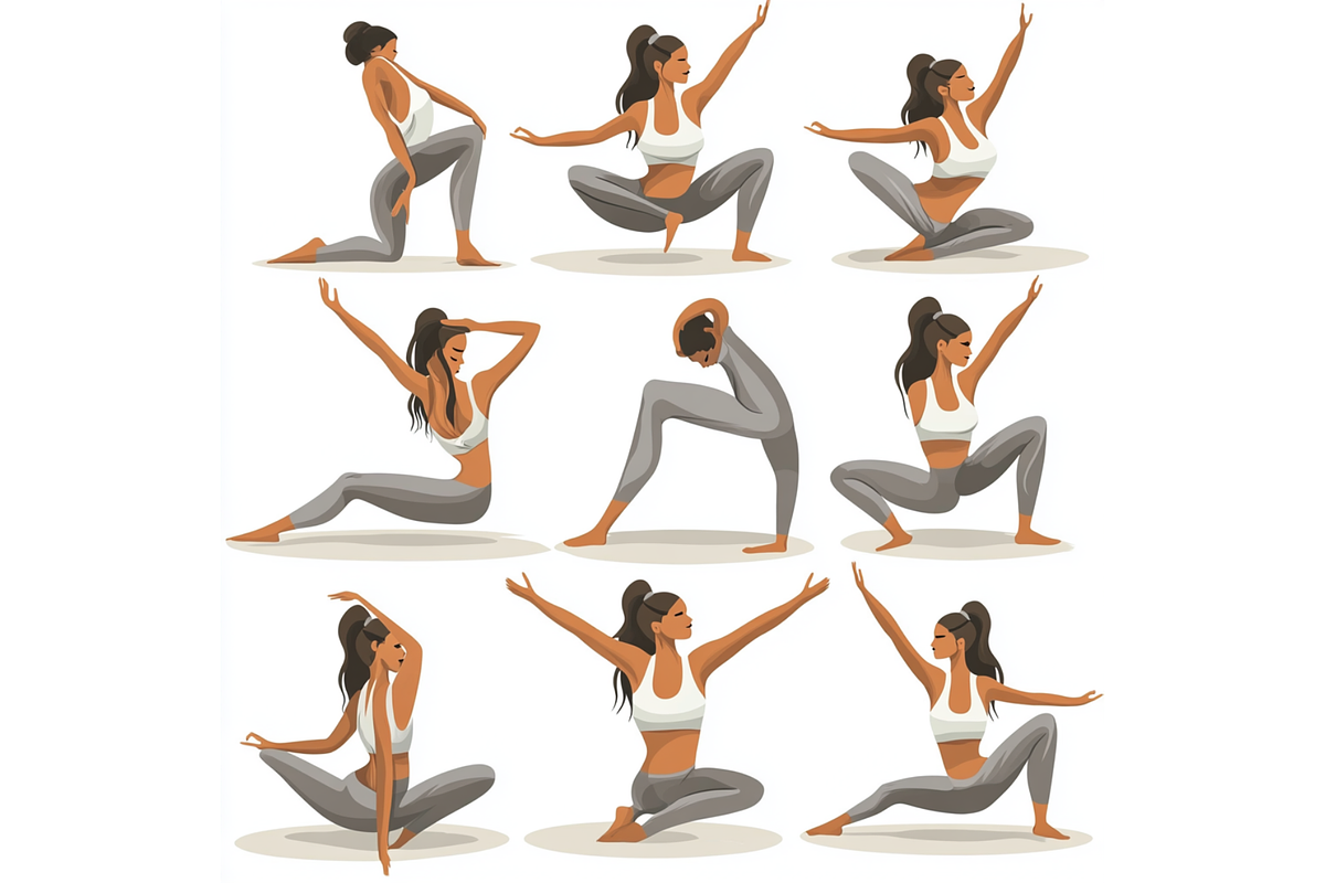 Prompt Yoga Clipart, a Person Illustration by Creative design (Photo 4 of 7)