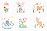 Watercolor Spring Nursery Clipart, an Illustration by Craft Nest (Thumbnail 6 of 11)