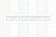 6 Subtle Geometric Backgrounds (w), a Pattern Graphic by Penina (Thumbnail 1 of 2)