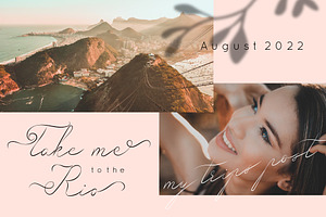 Rio Love Signature Script Font