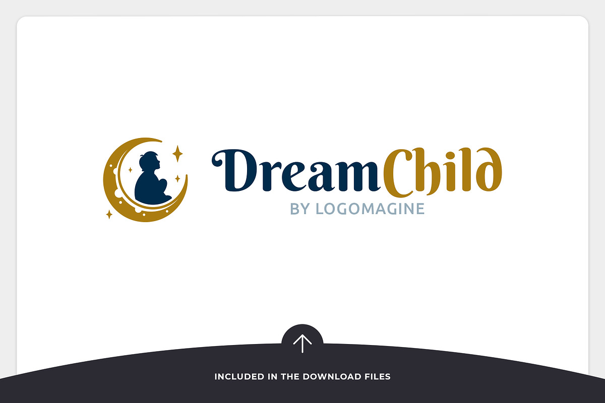 Dream Child - Boy Logo Template, a Branding & Logo Template by LOGOMAGINE (Photo 12 of 16)