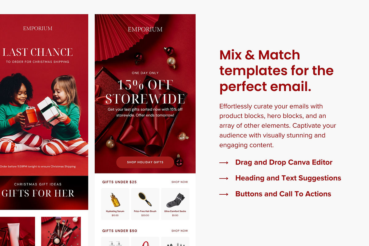 35 Email & Social Media Templates, an Email Template by The Ecommerce Creative (Photo 2 of 8)