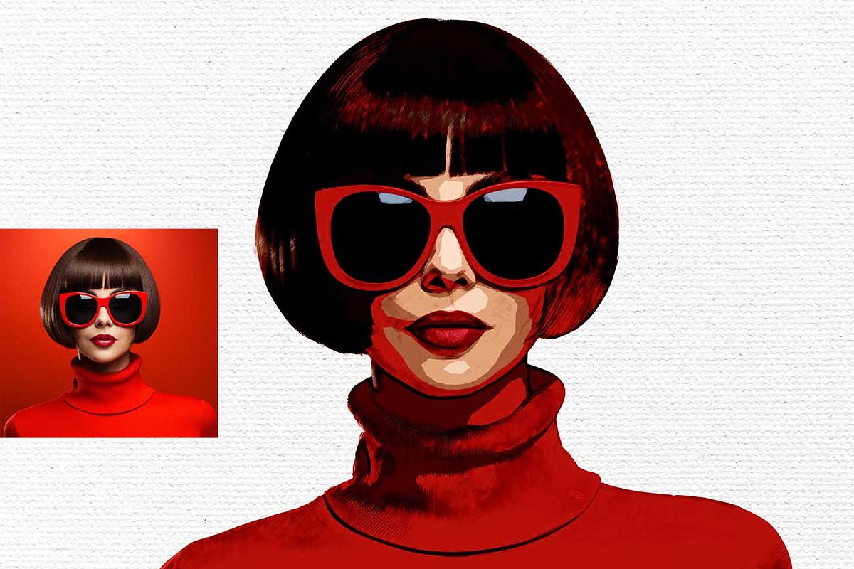Vector Line & Pencil Sketch FX, an Action Add-On by Studio Retouch (Photo 2 of 14)