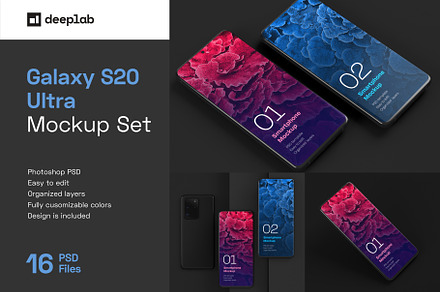 Galaxy S20 Ultra Mockup | Smartphone, an Android Mockup by Deeplab