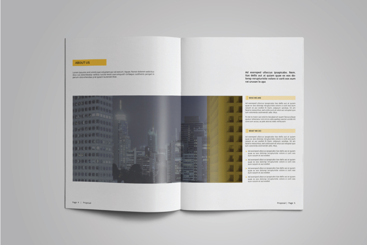 Project Proposal Template, a Brochure Template by Alhaytar (Photo 3 of 11)
