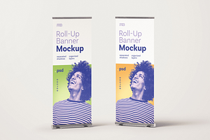 Rollup Banner Mockup, an Advertising Mockup by Hubzway
