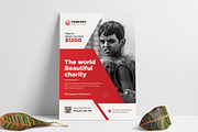 Charity Flyer Template, a Flyer Template by Pixelpick (Thumbnail 2 of 2)