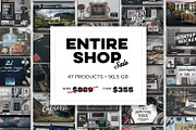 ENTIRE SHOP - 60% OFF, a Graphic by Madebyvadim (Thumbnail 1 of 24)