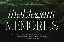 The Elegant Memories ( 32 Fonts )