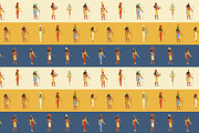 Ancient Egypt gods seamless pattern, a Pattern Graphic by Good Studio (Thumbnail 2 of 4)