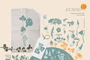 Flowers of the Art Nouveau, a Pattern Graphic by Collection by VY (Thumbnail 5 of 17)
