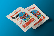 Valentines Day Flyer Groovy, a Flyer Template by Neermana (Thumbnail 3 of 4)
