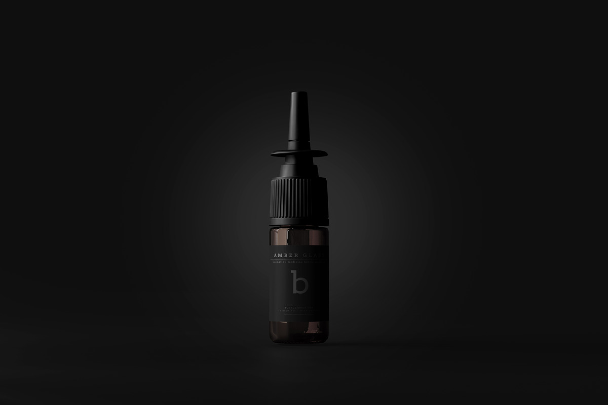 Nasal Spray Bottle Mockups, a Cups & Container Mockup by pmvch (Photo 6 of 20)