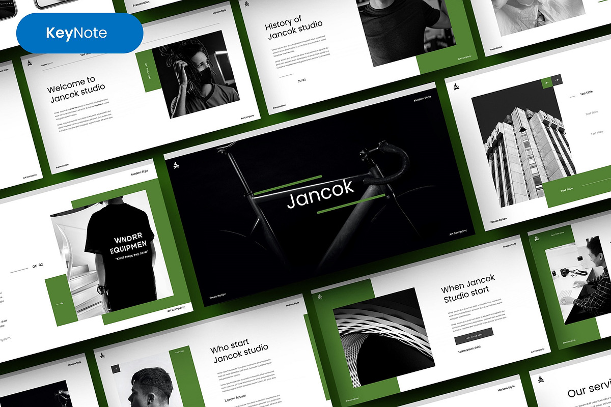 Janjok – Business Keynote Template, a Presentation Template by Dens Creative Studio (Photo 1 of 6)