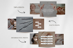 Dermaplaning Instagram Template